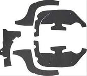 1969 Camaro inner fender splash shield set