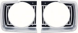1967 Dodge Dart Headlamp Bezels pair