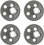 1971 Mopar B/E-Body With 5 X 4-1/2" Bolt Pattern Dark Argent Rallye Wheel Cap Set