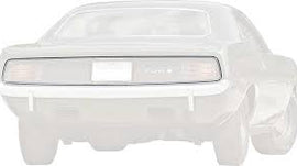 1970-71 Plymouth Barracuda / 'Cuda 4 Piece Tail Panel Molding Set