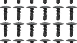 1967-69 roof rail weatherstrip screw set 24 piece kit