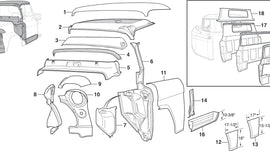 REPAIR PANEL-LOWER-LEFT HAND 2ND CHEVY GMC 55-57 ( Product #12 )